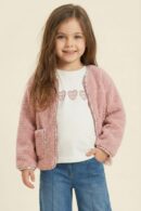 Kız Çocuk Ceketli 3'lü Takım