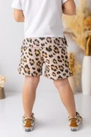 Kız Çocuk Leopar Desen Şort