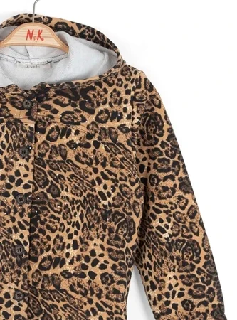 Nk Leopar Ceket Hırka