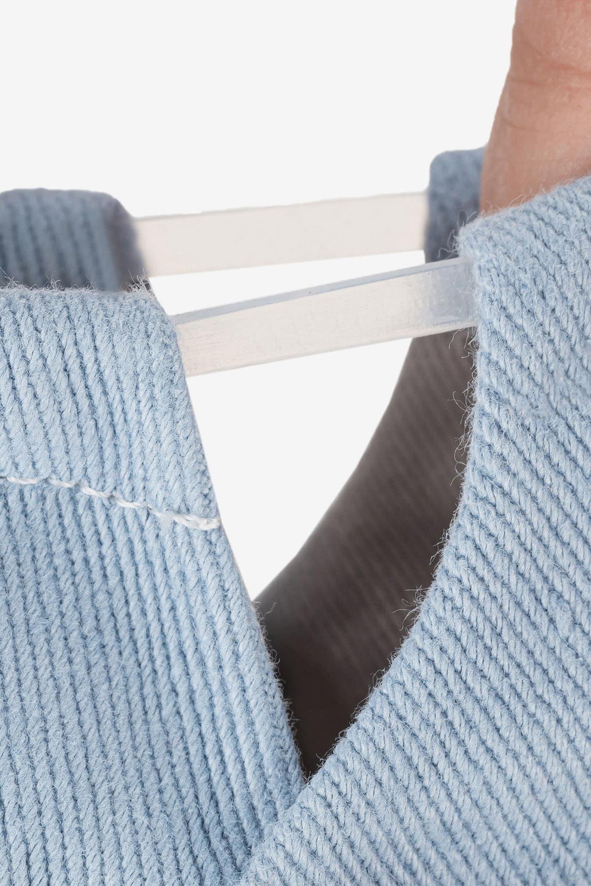 Recycled Canvas Hyper Eco Açık Mavi Barefoot Patik - Lucky Baby Kids Butik