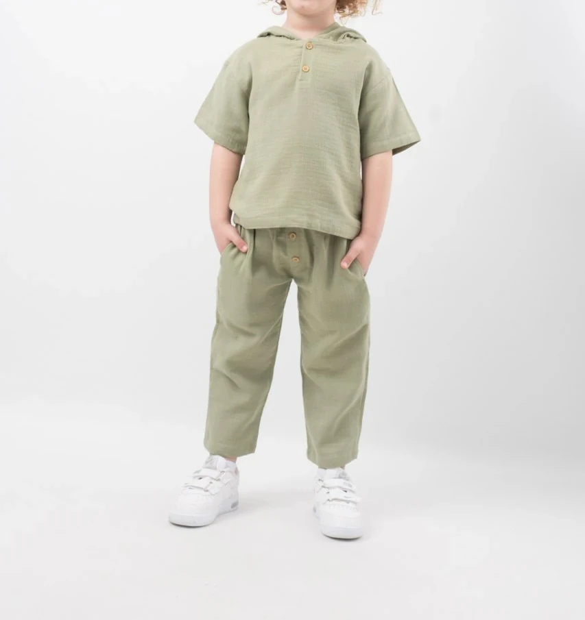 Kapüşonlu Müslin Takım - Görsel 2